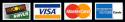 We accept Visa, MasterCard, Discover, and American Express